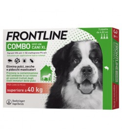 FRONTLINE® COMBO Spot-on Cani è una soluzione insetticida e acaricida in forma spot-on per cani. Grazie alla combinazione dei 