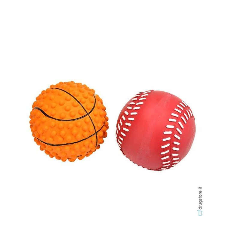 Giochi in lattice, disponibili in diverse forme e colori, raffiguranti diverse palle sportive come Basket e Baseball. Colorati, 