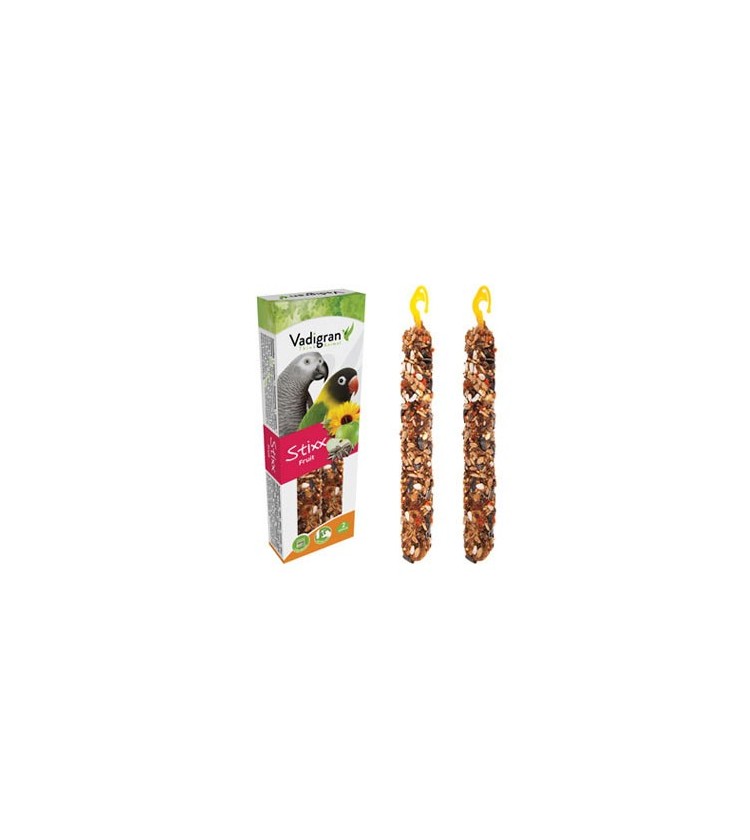 Snack StixX EUROFINCH E CANARINI Niger 2 pezzi 85gr Lunghezza stix 16 cm COMPOSIZIONE: semi (niger 4,5%; semi di canarino 28%), 