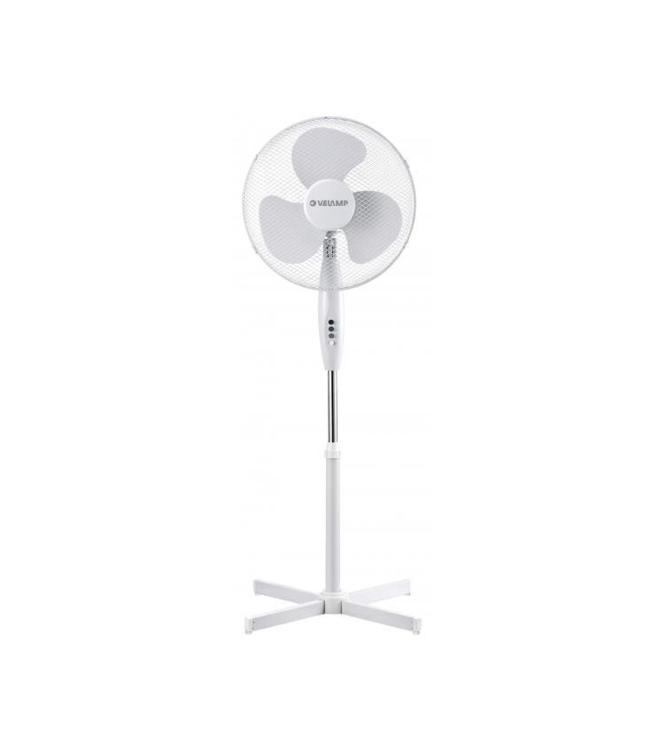 Ventilatore a piantana, silenzioso, 3 impostazioni di velocità, 40W, diametro: 40cm, oscillazione di 75 gradi, altezza max: 120