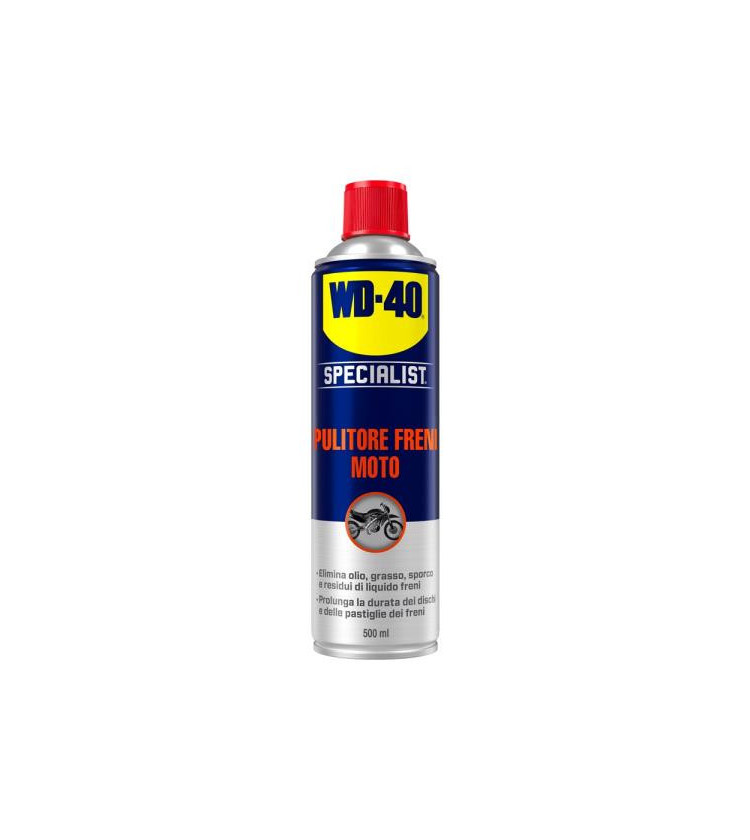 Lo Sgrassante Efficacia Immediata WD-40 Specialist®, con la sua formula a base di solvente, rimuove rapidamente grasso, olio e