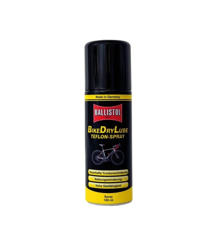 BALLISTOL Bike Dry Lube Teflon - è una lubrificazione a secco, continua e permanente, per le aree sensibili sulla bicicletta (a