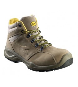 Calzatura alta S3 in nabuk Pull-up idrorepellente, puntale Multilayer 200J. Calzata 11. Fodera air mesh, Ksole passaggio zero, p