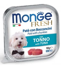 Delizioso paté con un cuore di prelibati bocconcini con tonno fresco selezionato per offrire ai nostri amici il benessere quoti