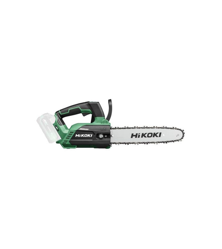 Elettrosega cordless con barra da 30 cm dotata di potente motore Brushless 36V. Leggera e bilanciata per un taglio senza comprom