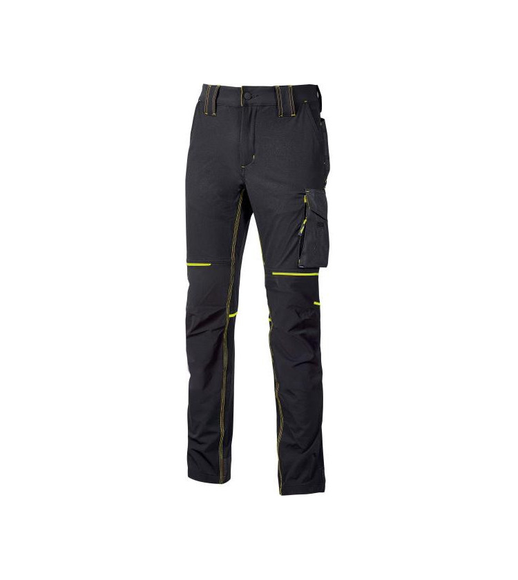 Pantalone in tessuto U-4 (U-Power 4 way stretch) molto comodo, resistente, morbido sulla pelle, idrorepellente, traspirante e as