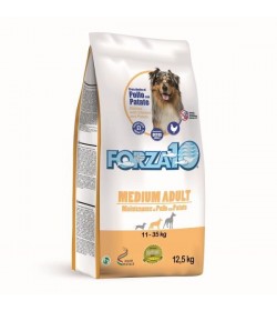 FORZA10 Medium Adult Maintenance al Pollo Bio con Patate è uno speciale alimento di mantenimento per cani adulti di media tagli