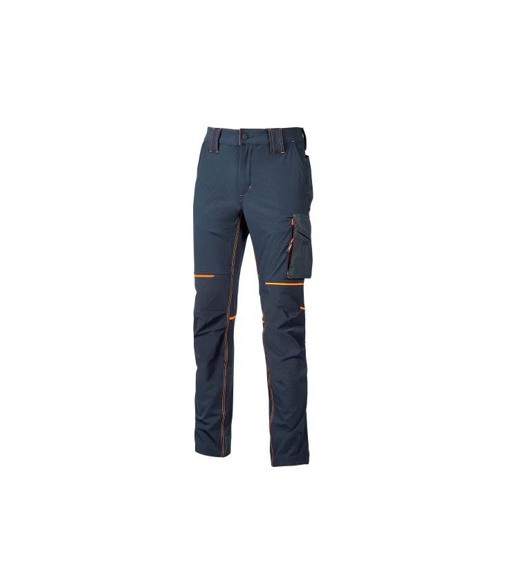 Pantalone in tessuto U-4 (U-Power 4 way stretch) molto comodo, resistente, morbido sulla pelle, idrorepellente, traspirante e as