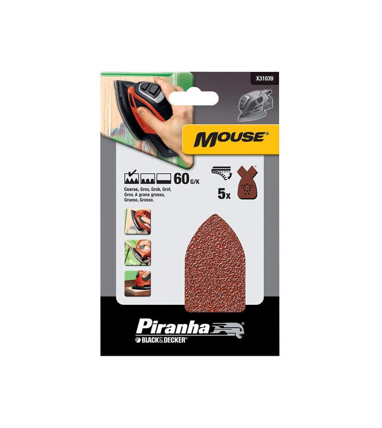 Per levigatrice BLACK&DECKER MOUSE.