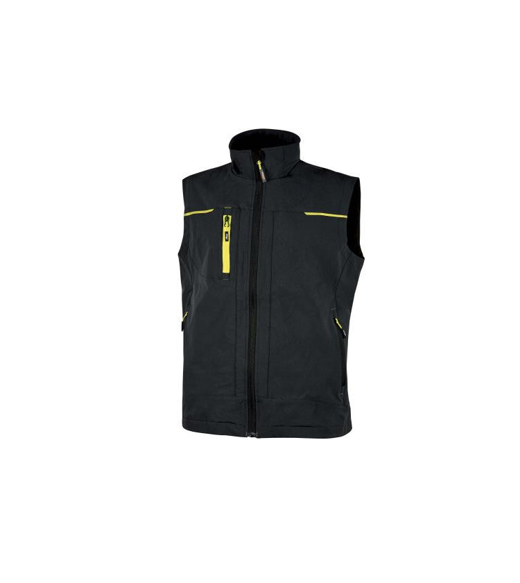 Gilet in tessuto U-4 (U-Power 4 way stretch) molto comodo, resistente, morbido sulla pelle, idrorepellente, traspirante e asciug