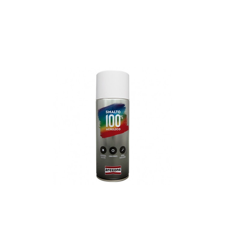 Smalto spray 100% Acrilico a rapida essiccazione di impiego universale, per garantire una perfetta finitura, durata e resistenza