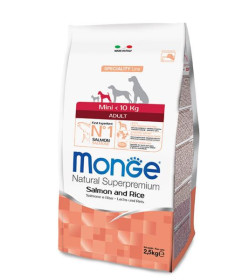 Le crocchette Monge Natural Superpremium Speciality Line Mini Adult con Agnello, Riso e Patate sono un alimento completo per can