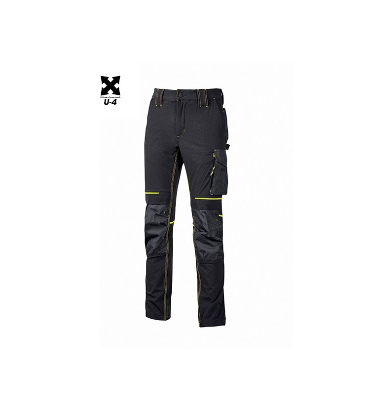 Pantalone in tessuto U-4 (U-Power 4 way stretch) molto comodo, resistente, morbido sulla pelle, idrorepellente, traspirante e as