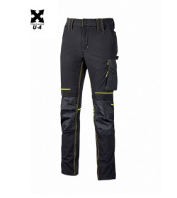 Pantalone in tessuto U-4 (U-Power 4 way stretch) molto comodo, resistente, morbido sulla pelle, idrorepellente, traspirante e as