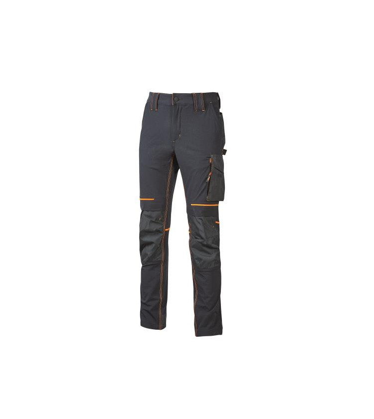 Pantalone in tessuto U-4 (U-Power 4 way stretch) molto comodo, resistente, morbido sulla pelle, idrorepellente, traspirante e as