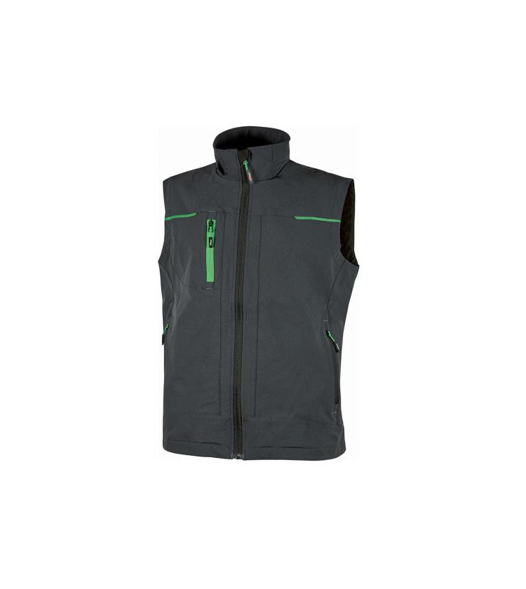 Gilet in tessuto U-4 (U-Power 4 way stretch) molto comodo, resistente, morbido sulla pelle, idrorepellente, traspirante e asciug