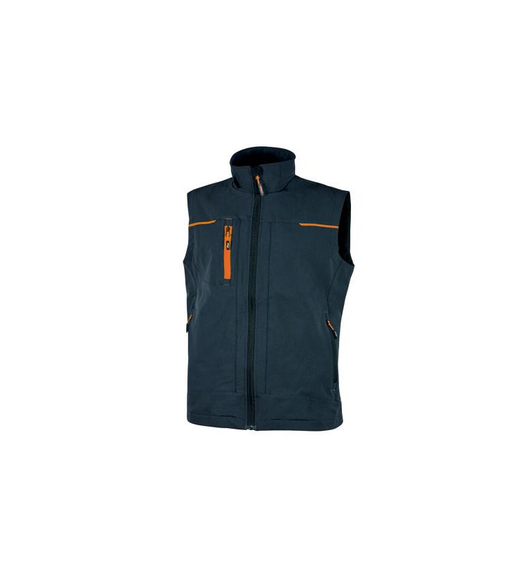 Gilet in tessuto U-4 (U-Power 4 way stretch) molto comodo, resistente, morbido sulla pelle, idrorepellente, traspirante e asciug