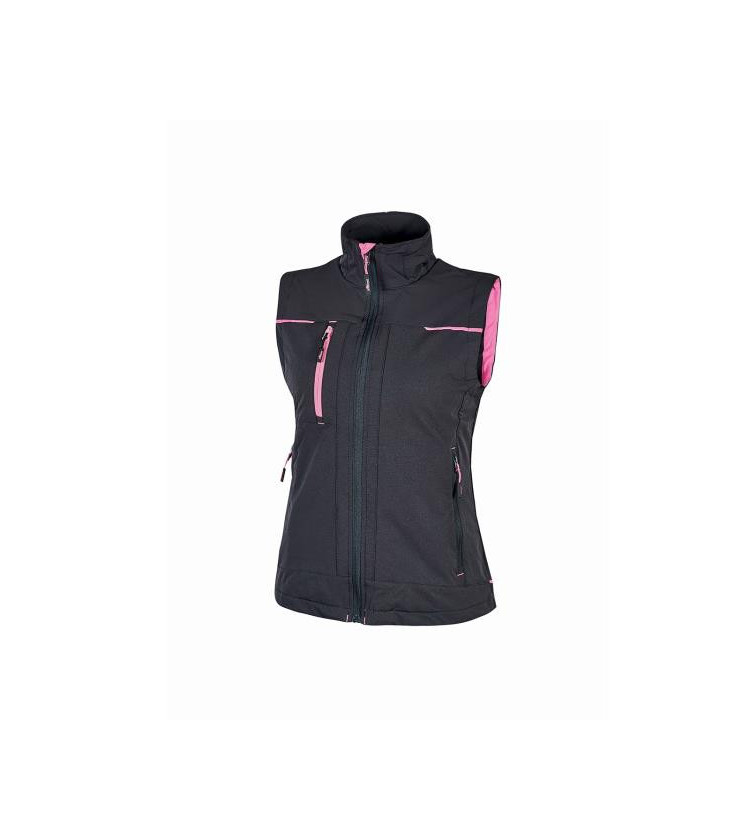 Gilet in tessuto U-4 (U-Power 4 way stretch) molto comodo, resistente, morbido sulla pelle, idrorepellente, traspirante e asciug