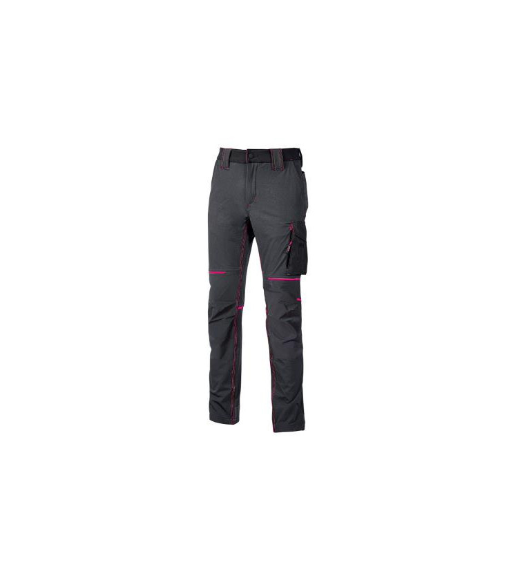 Pantalone in tessuto U-4 (U-Power 4 way stretch) molto comodo, resistente, morbido sulla pelle, idrorepellente, traspirante e as