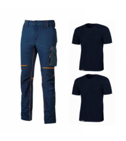 Pantalone in tessuto U-4 (U-Power 4 way stretch) molto comodo, resistente, morbido sulla pelle, idrorepellente, traspirante e as